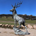 Garden Decorative Animal Life Size Skyfall Movie Bronze Stag Statue